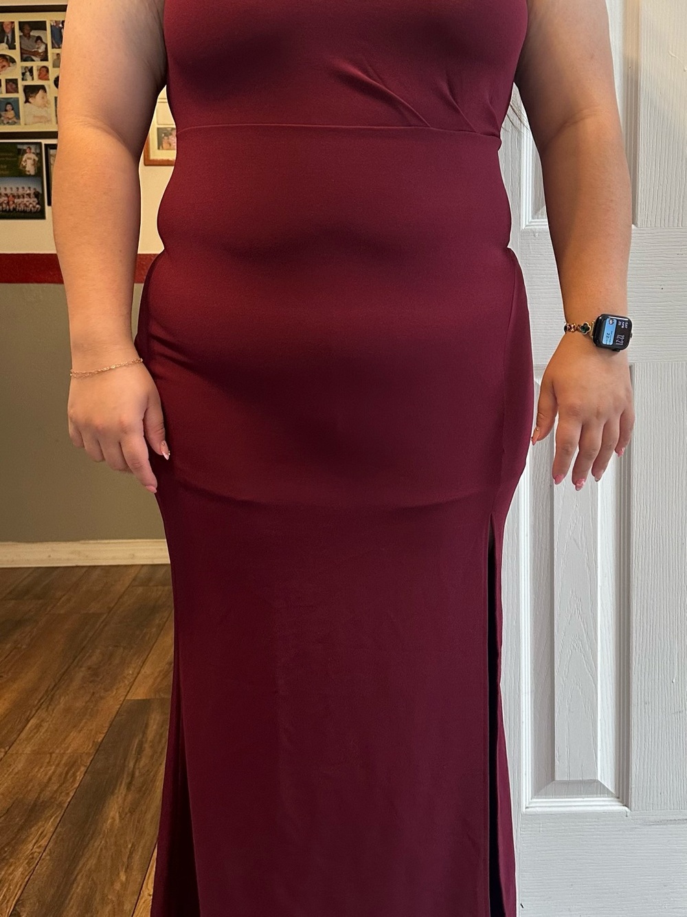 NWT Sleeveless Burgundy Maxi Dress XL